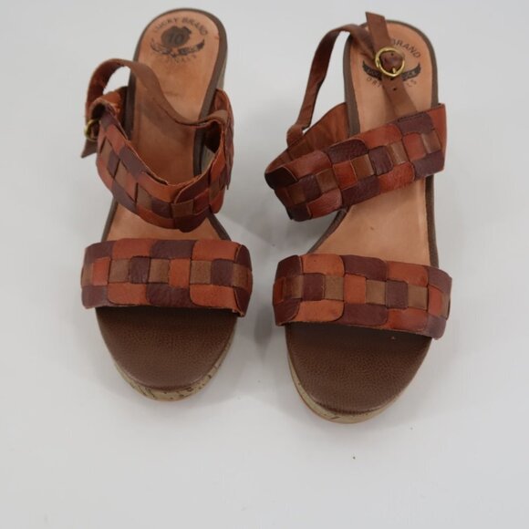 Lucky Brand Women's Carmel Weave Style Details Wedge Size 10 - Picture 4 of 11